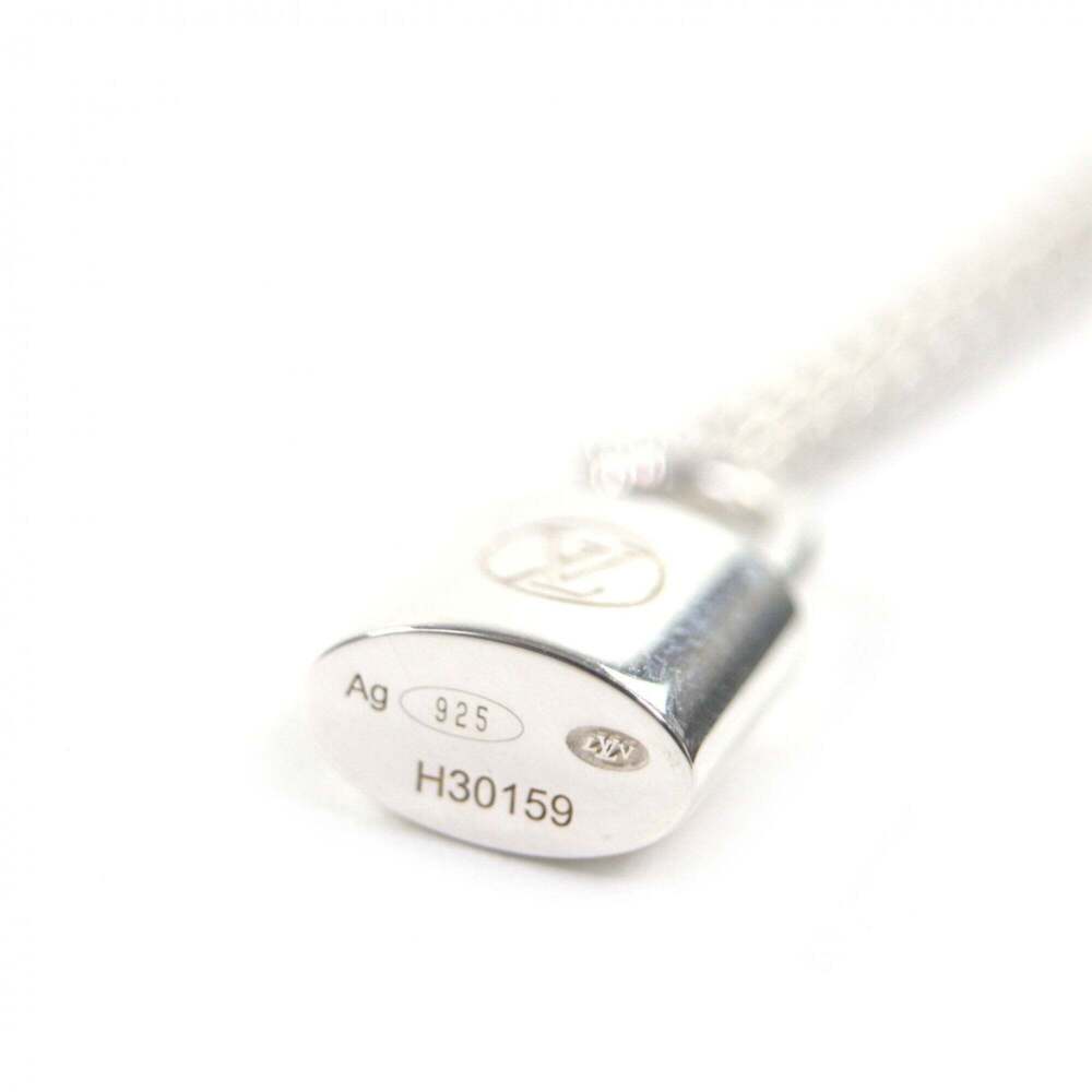 LOUIS VUITTON Silver Lockit Necklace - Picture 5 of 6